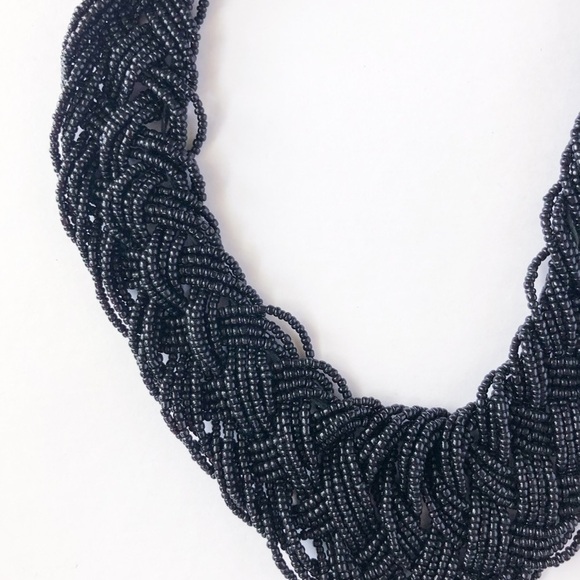 𝅺Jacob Braided and Beaded Necklace - Picture 2 of 8